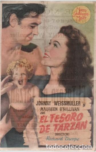 Cine: PROGRAMA DE CINE: EL TESORO DE TARZAN PC-10552 - Foto 1