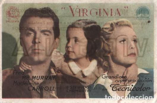 Cine: PROGRAMA DE CINE: VIRGINIA PC-10553 - Foto 1