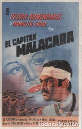 Cine: PROGRAMA DE CINE: MALA CARA PC-10554 - Foto 1