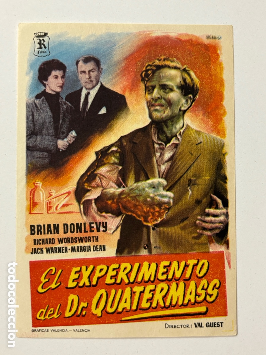 Cine: Programa el experimento del Dr Quatermass Brian Donlevy A15 - Foto 1