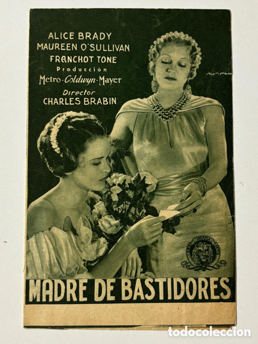 Cine: Programa madre de bastidores alice brady A16 - Foto 1
