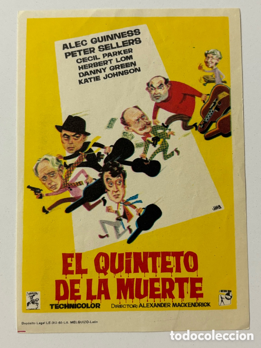 Cine: Programa el quinteto de la muerte Alec Guinness A16 - Foto 1