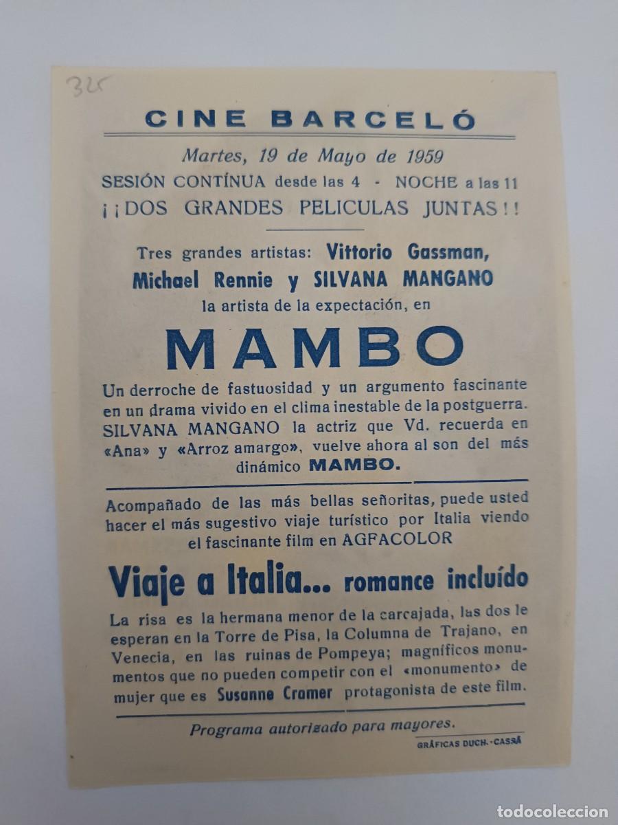 Cine: PROGRAMA DE CINE MAMBO - Foto 2