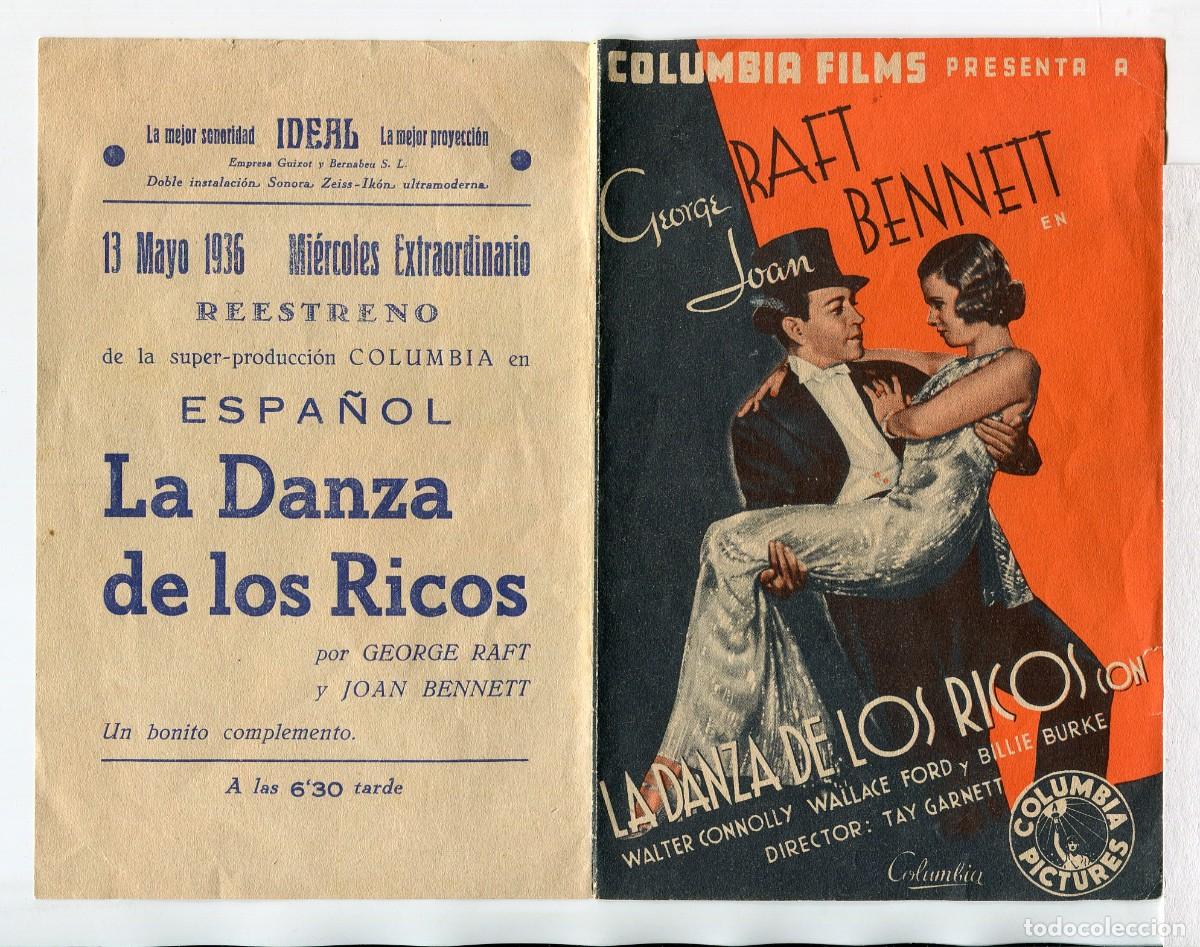 Cine: LA DANZA DE LOS RICOS, con George Raft. - Foto 1