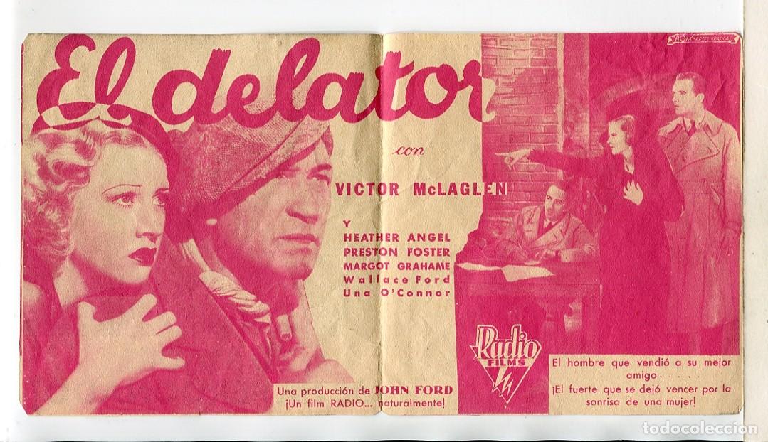 Cine: EL DELATOR, con VICTOR MCLAGLEN. - Foto 1