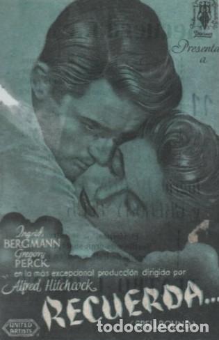 Cine: PROGRAMA DE CINE: RECUERDA PC-10585 - Foto 1
