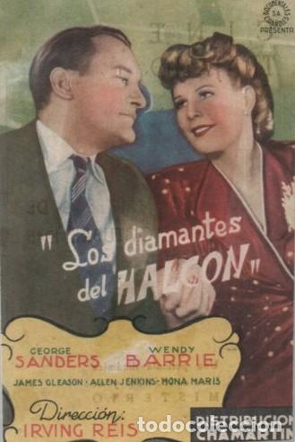 Cine: PROGRAMA DE CINE: LOS DIAMANTES DE HALCON PC-10594 - Foto 1