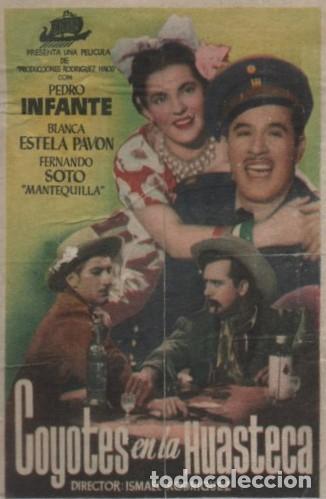 Cine: PROGRAMA DE CINE: COYOTES EN LA HUASTECA PC-10607 - Foto 1