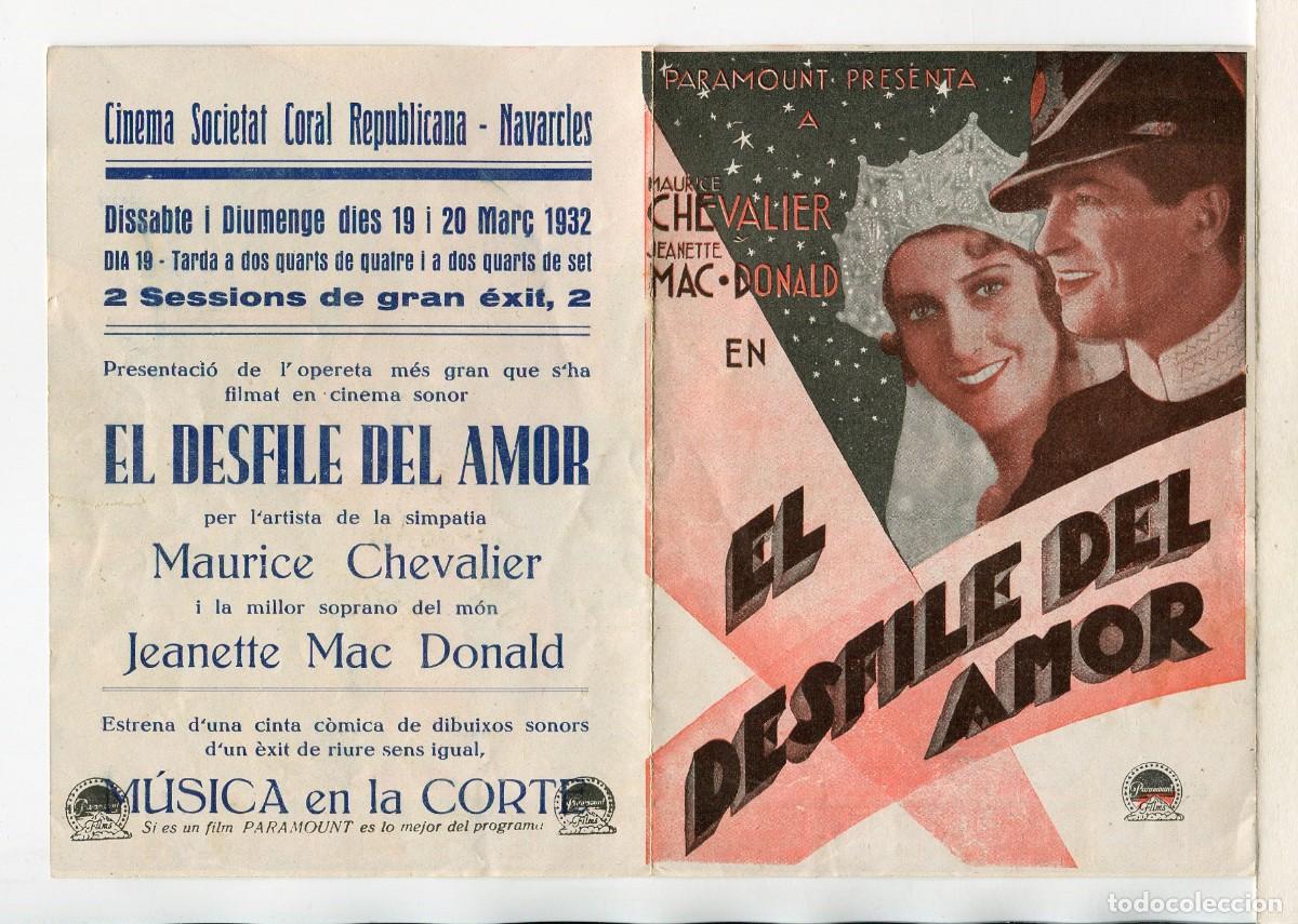 Cine: EL DESFILE DEL AMOR, con Maurice Chevalier. - Foto 1
