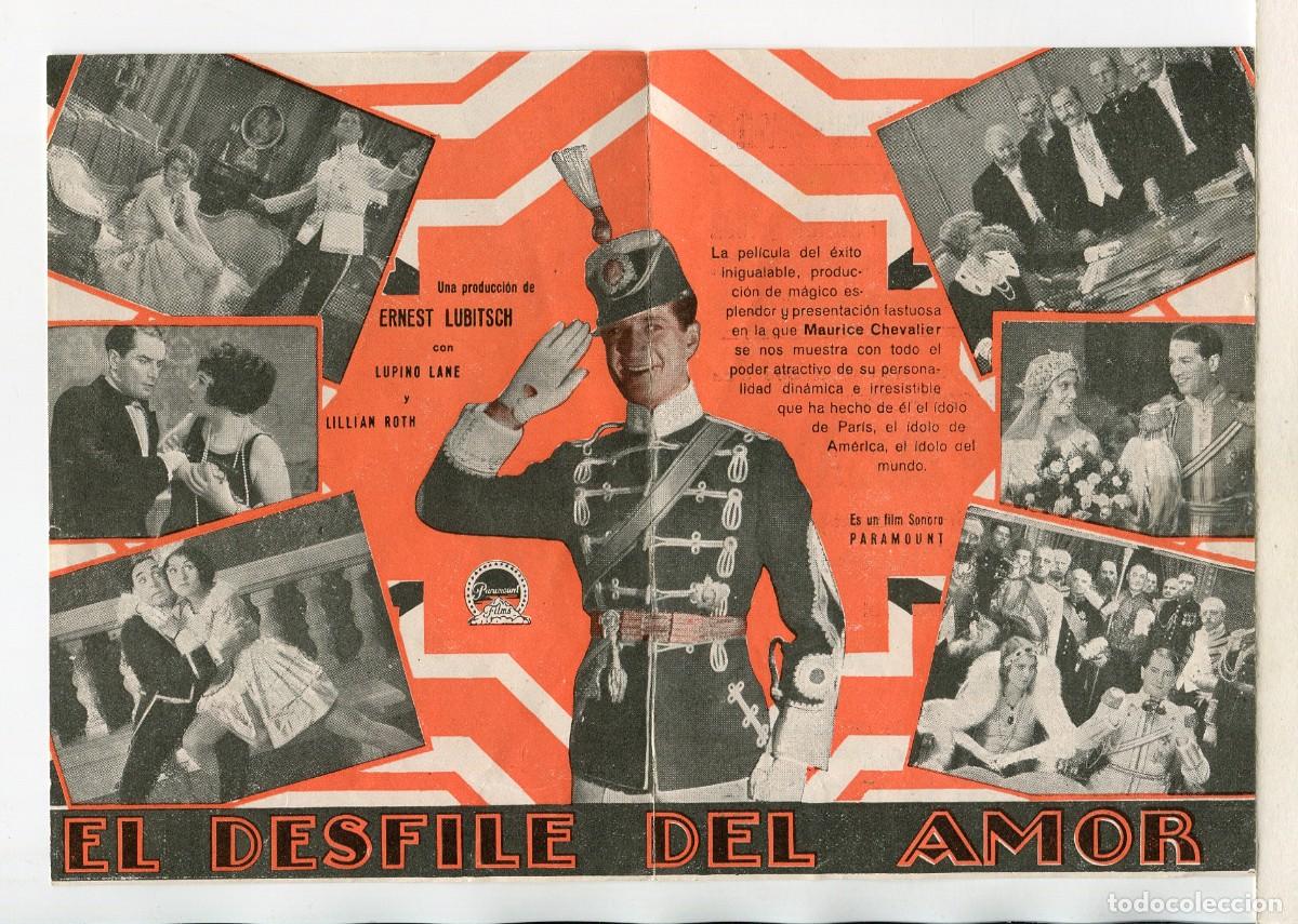 Cine: EL DESFILE DEL AMOR, con Maurice Chevalier. - Foto 2