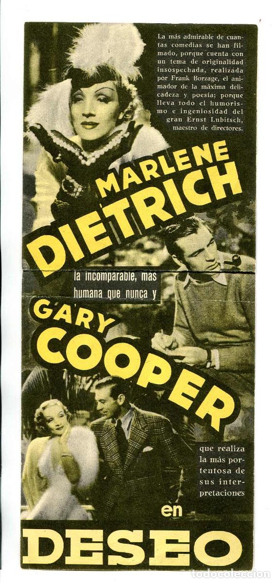 Cine: DESEO, con GARY COOPER. - Foto 1