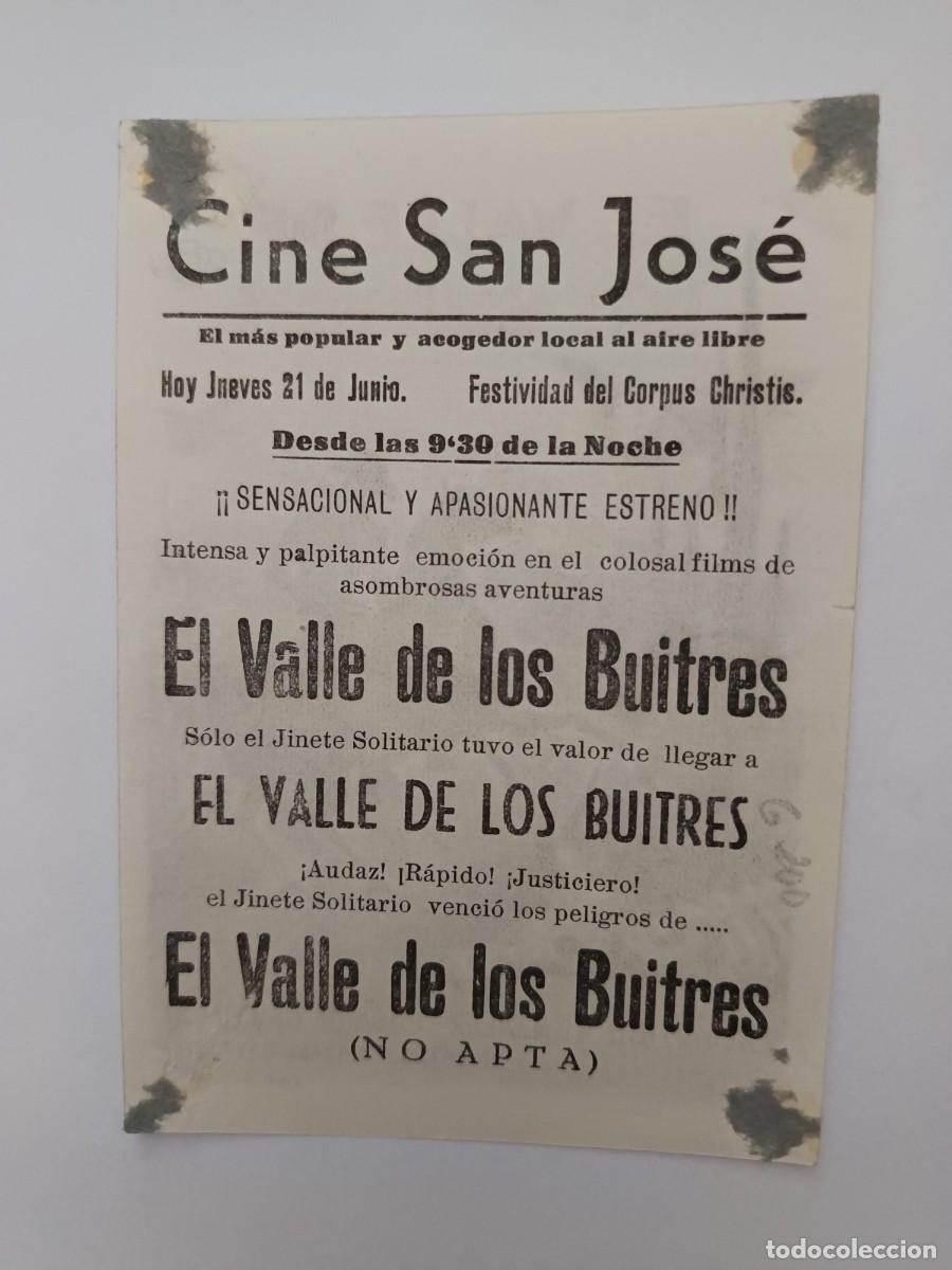 Cine: PROGRAMA DE CINE EL VALLE DE LOS BUITRES - Foto 2