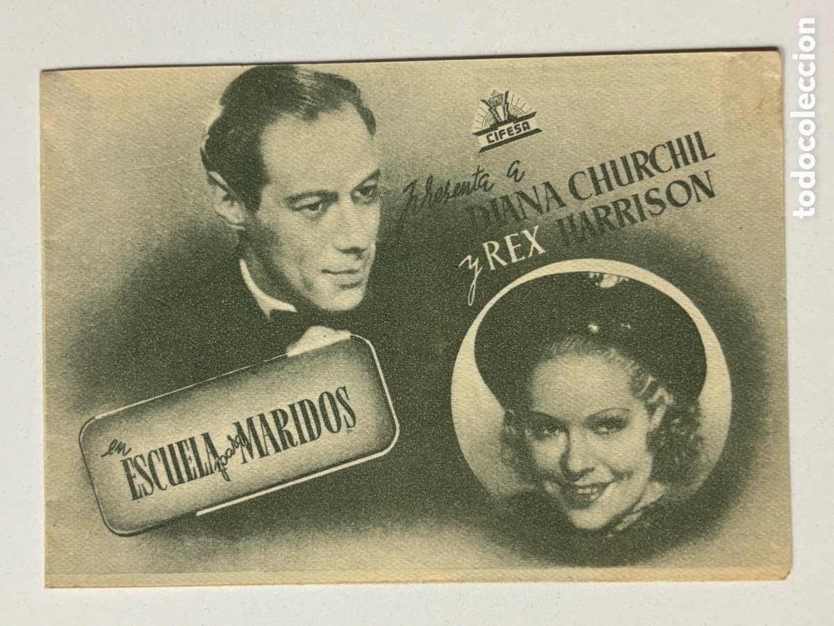Cine: Programa escuela de maridos Rex Harrison A2 - Foto 1