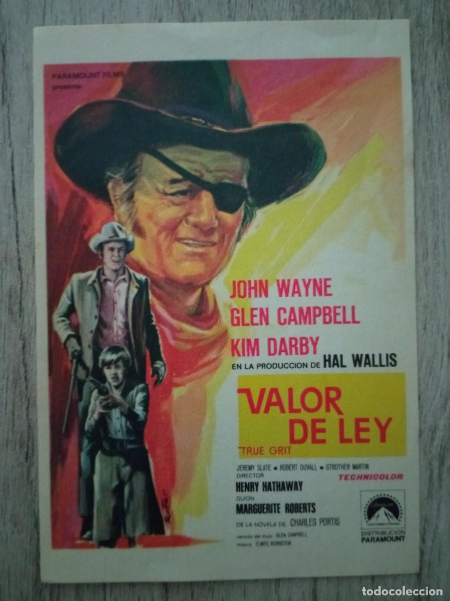 Cine: VALOR DE LEY, JOHN WAYNE - Foto 1
