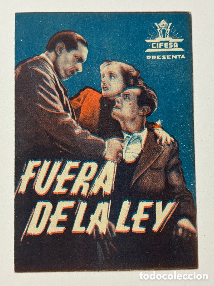 Cine: Programa Cifesa fuera de la ley Luis Arata A17 - Foto 1