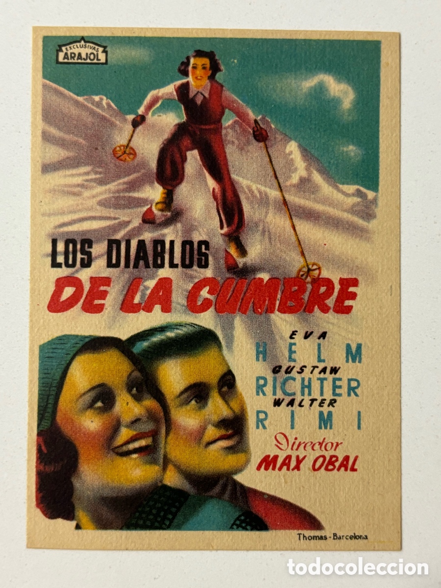 Cine: Mini Programa Arajol los diablos de la cumbre Eva Helm A17 - Foto 1