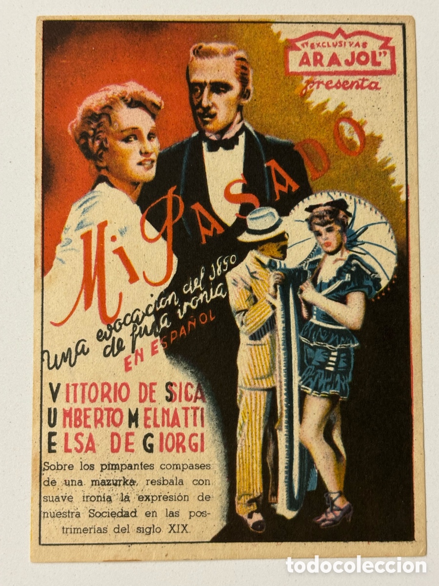 Cine: Programa Arajol mi pasado vittorio de sica A17 - Foto 1