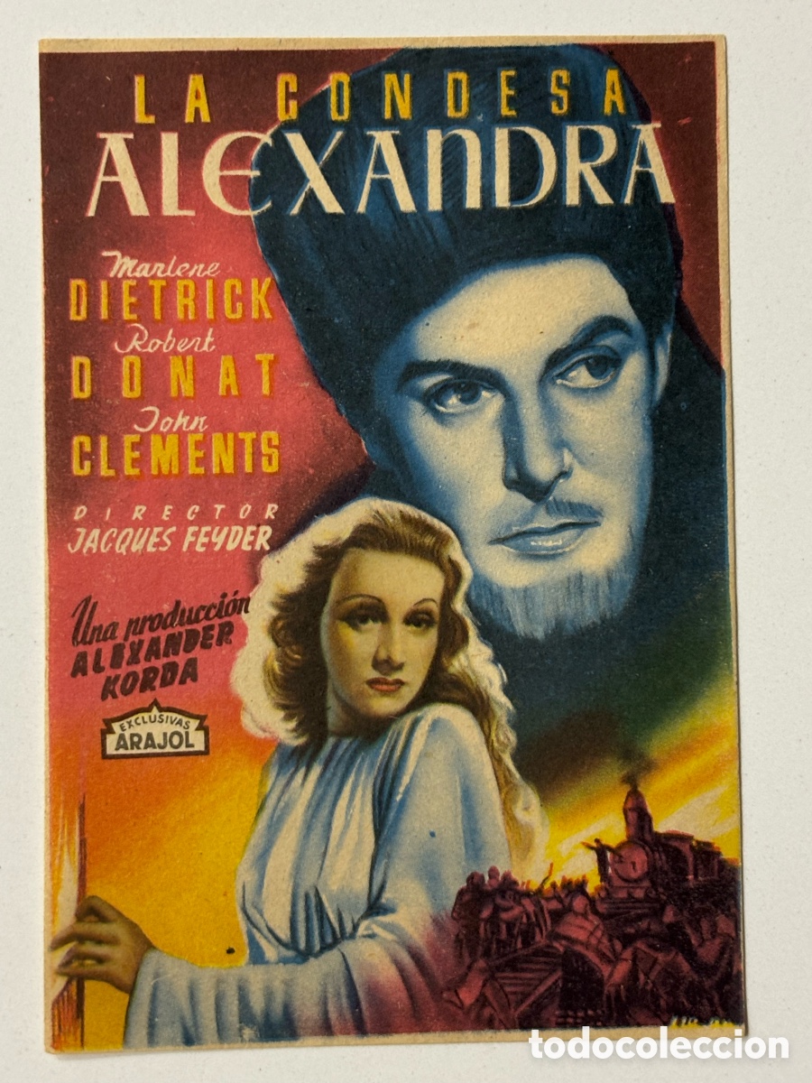 Cine: Programa arajol la condesa Alexandra Marlene dietrich A17 - Foto 1