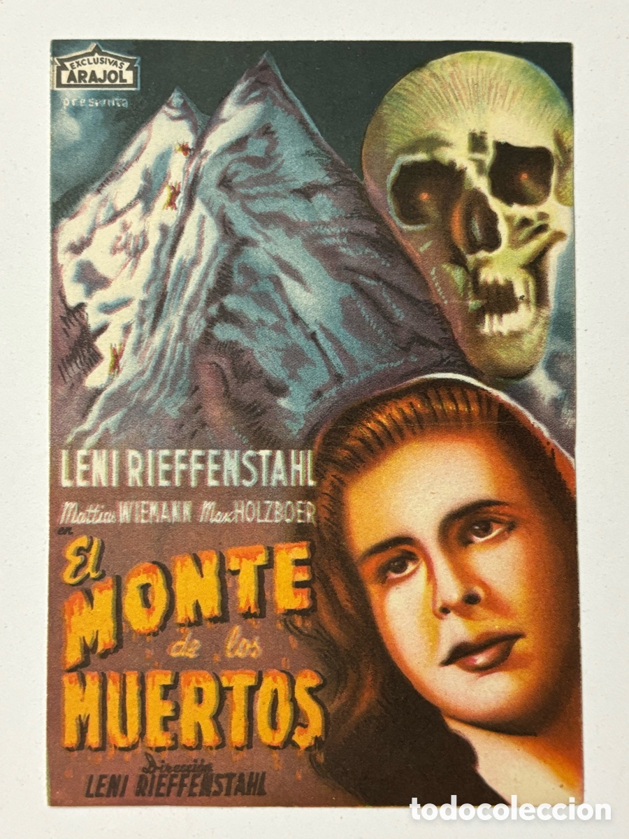 Cine: Programa arajol el monte de los muertos leni riefenstahl A17 - Foto 1