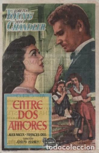 Cine: PROGRAMA DE CINE: ENTRE DOS AMORES PC-10612 - Foto 1