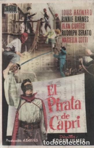 Cine: PROGRAMA DE CINE: EL PIRATA DE CAPRI PC-10614 - Foto 1