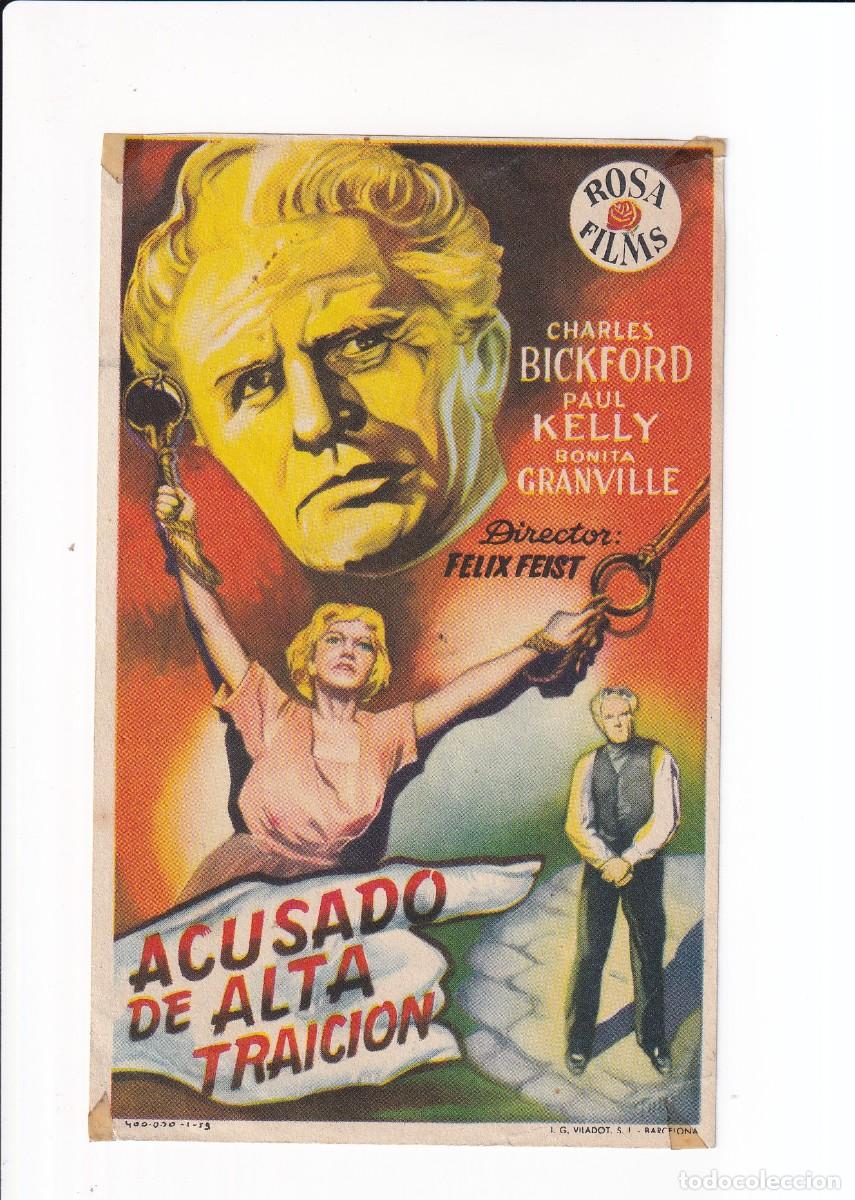 Cine: ACUSADO DE ALTA TRAICION : CHARLES BICKFORD - Foto 1