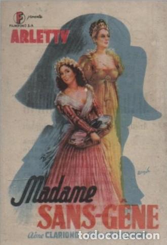 Cine: PROGRAMA DE CINE: MADAME SANS-GENE PC-10628 - Foto 1