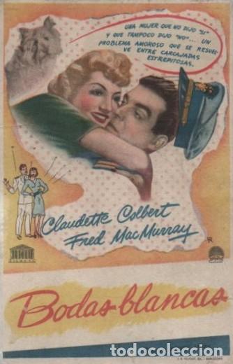 Cine: PROGRAMA DE CINE: BODAS BLANCAS PC-10629 - Foto 1