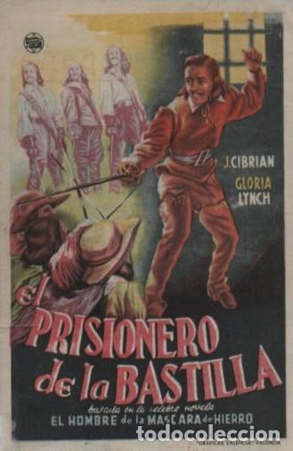Cine: PROGRAMA DE CINE: EL PRISIONERO DE LA BASTILLA PC-10631 - Foto 1
