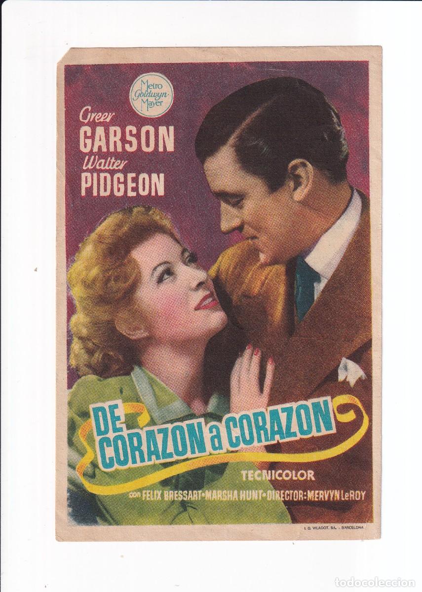 Cine: DE CORAZON A CORAZON : GREER GARSON - Foto 1