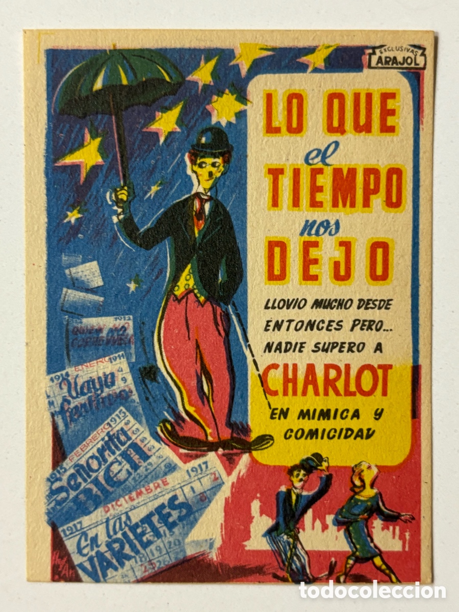 Cine: Mini Programa arajol lo que el tiempo nos dej&oacute; charlot A17 - Foto 1