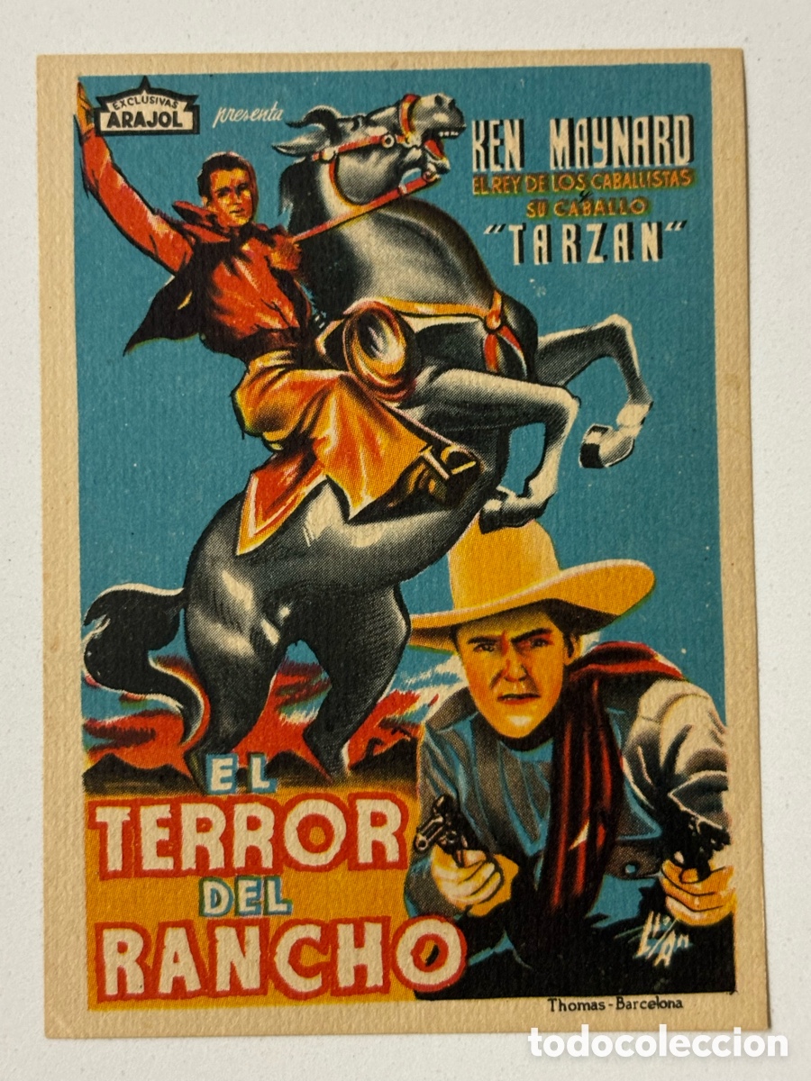 Cine: Mini Programa Arajol el terror del rancho Kent Maynard A17 - Foto 1