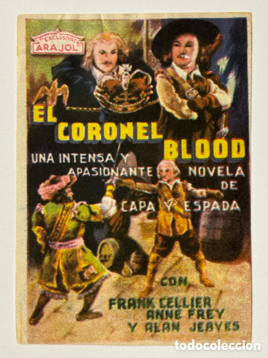 Cine: Programa Arajol el coronel blood frank cellier A17 - Foto 1