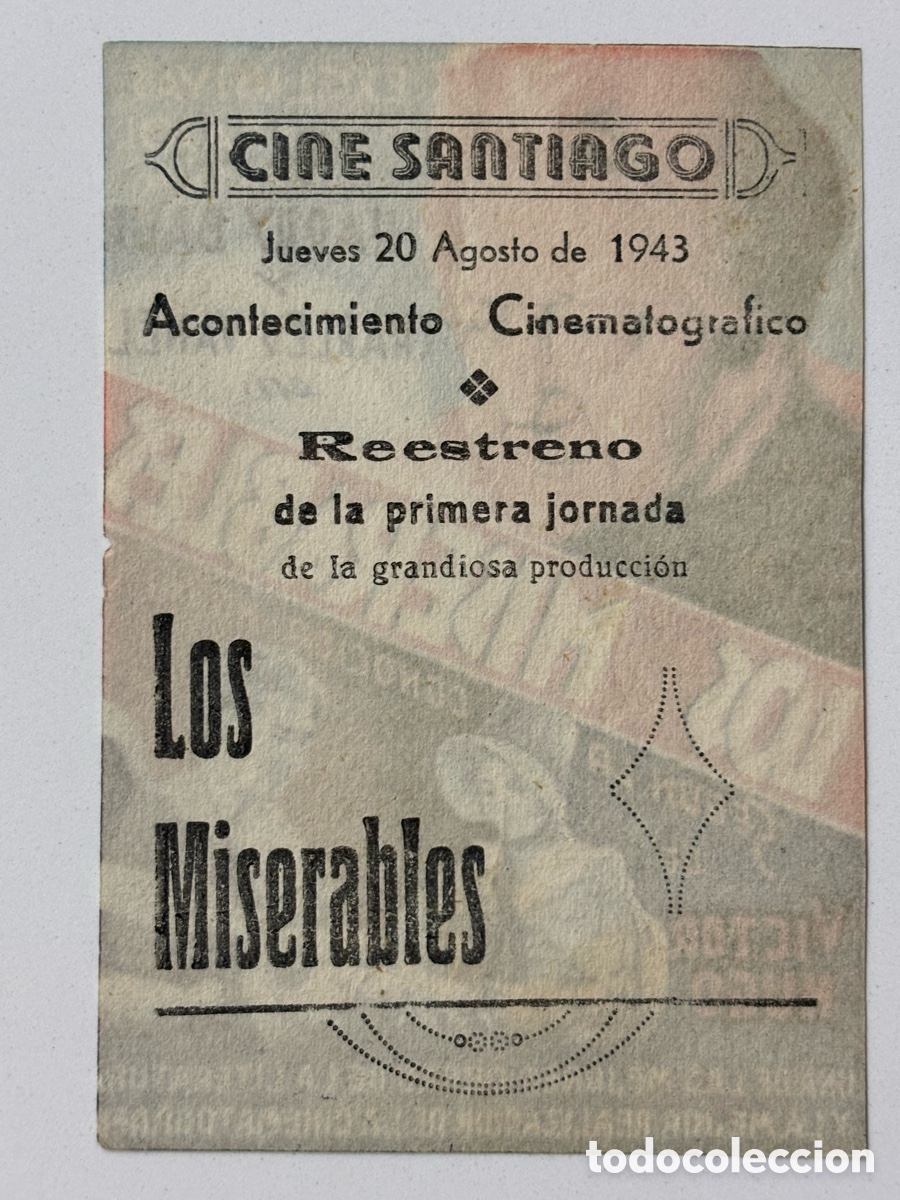 Cine: Programa Arajol los miserables Harry Baur cine Santiago A17 - Foto 2