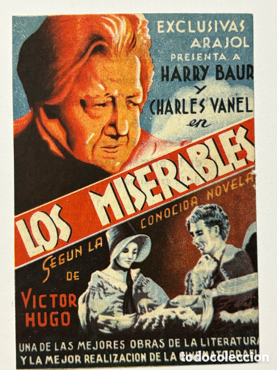 Cine: Programa Arajol los miserables Harry Baur cine Santiago A17 - Foto 1