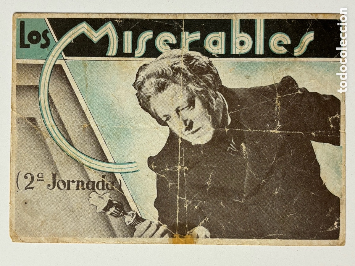 Cine: Programa los miserables Harry baur con publicidad cine savoy A17 - Foto 1