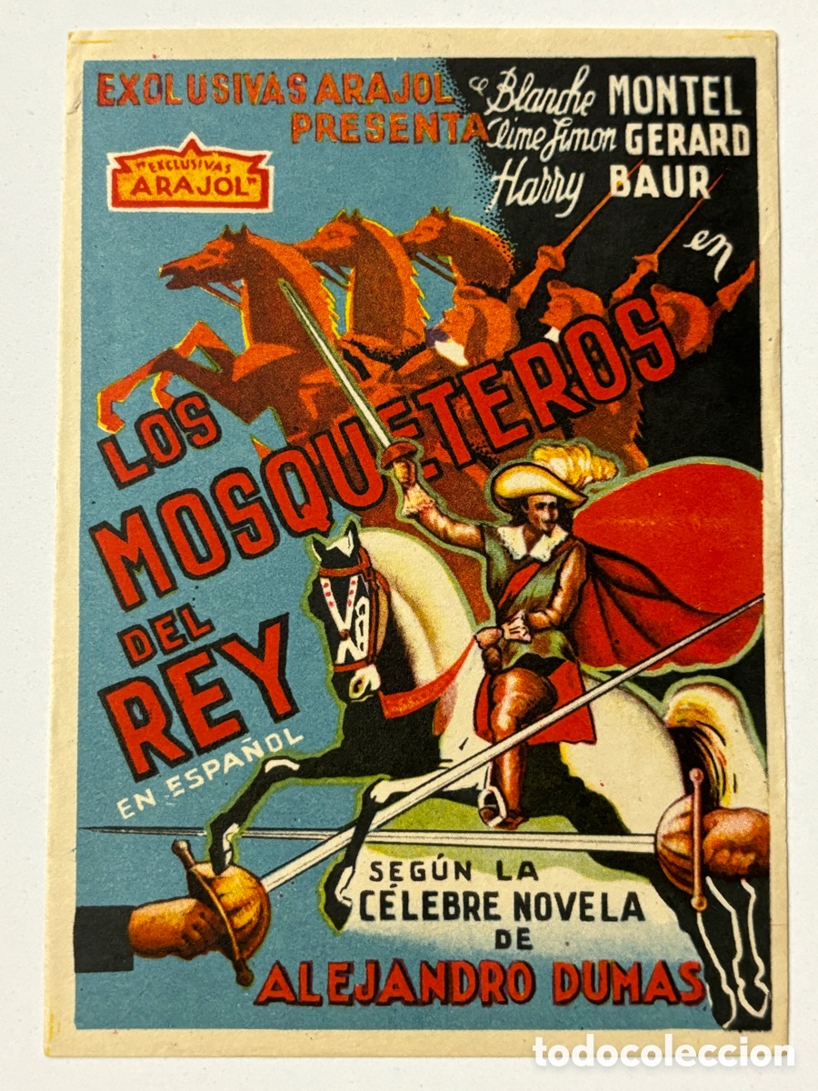 Cine: Programa Arajol los mosqueteros del rey A17 - Foto 1