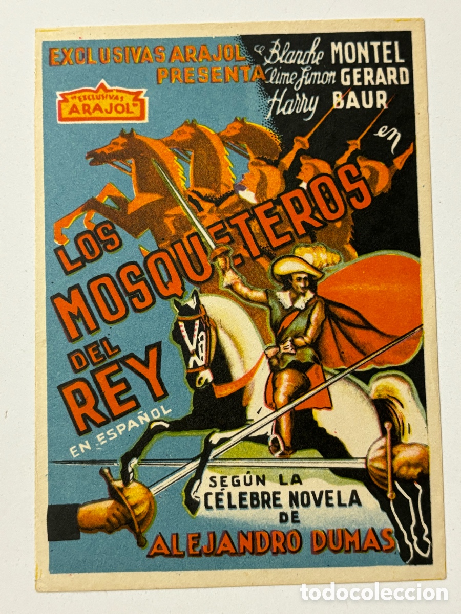Cine: Programa Arajol los mosqueteros del rey A17 - Foto 1