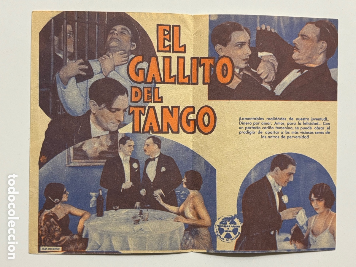 Cine: Programa Arajol el gallito del tango Myrna Loy A17 - Foto 2