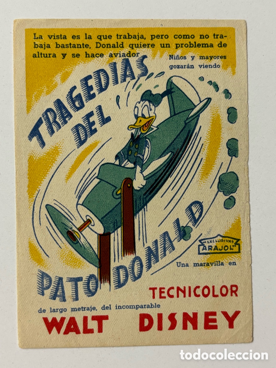Cine: Programa Arajol walt Disney tragedias del pato donald A17 - Foto 1