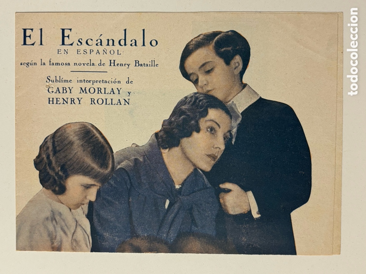 Cine: Programa Arajol el esc&aacute;ndalo Gaby Morlay A17 - Foto 1