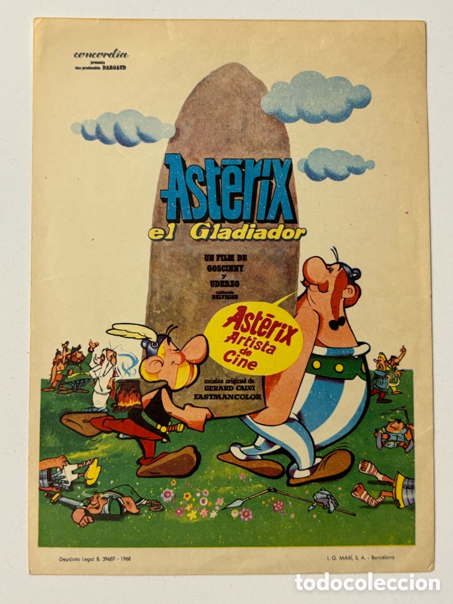 Cine: Programa asterix el gladiador artista de cine A17 - Foto 1
