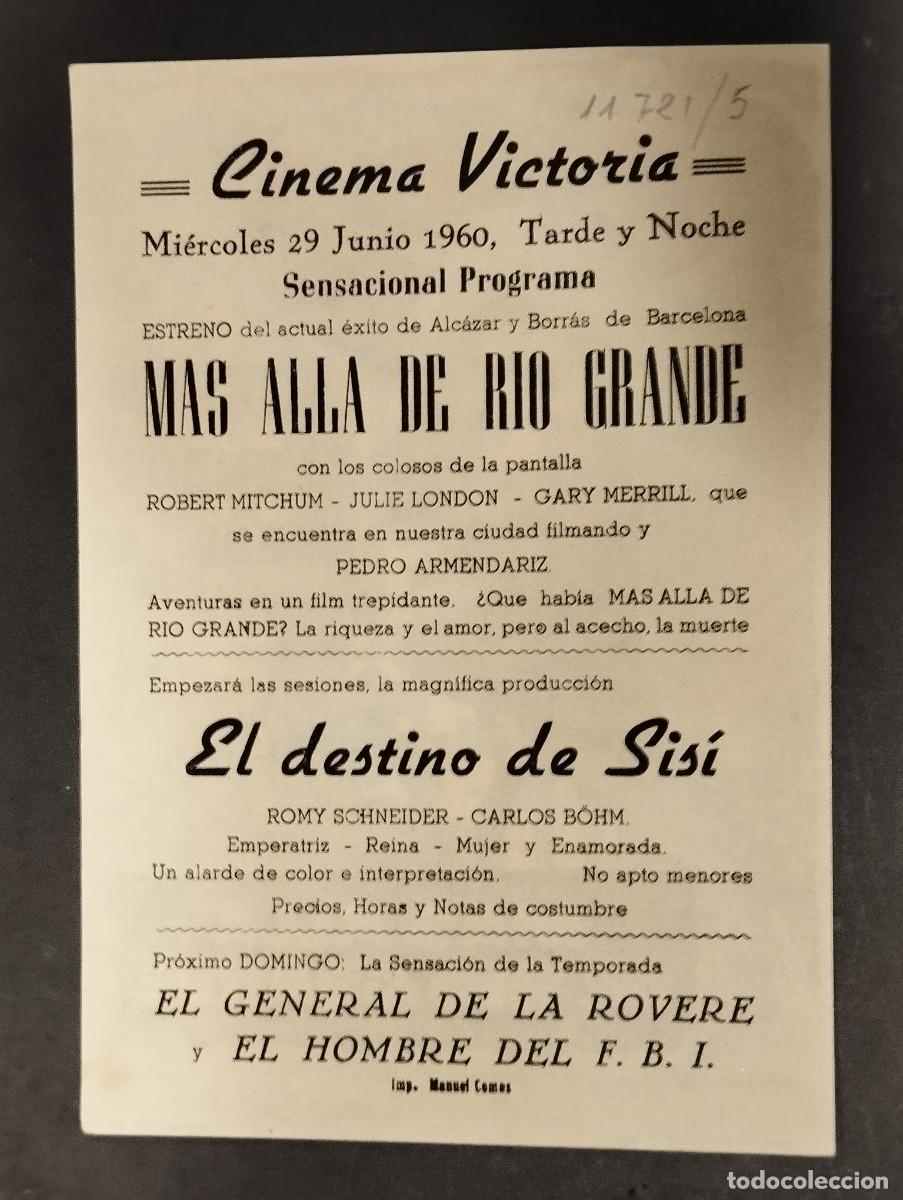 Cine: PROGRAMA DE CINE &rdquo;MAS ALLA DE RIO GRANDE&rdquo; CON PUBLICIDAD. - Foto 2