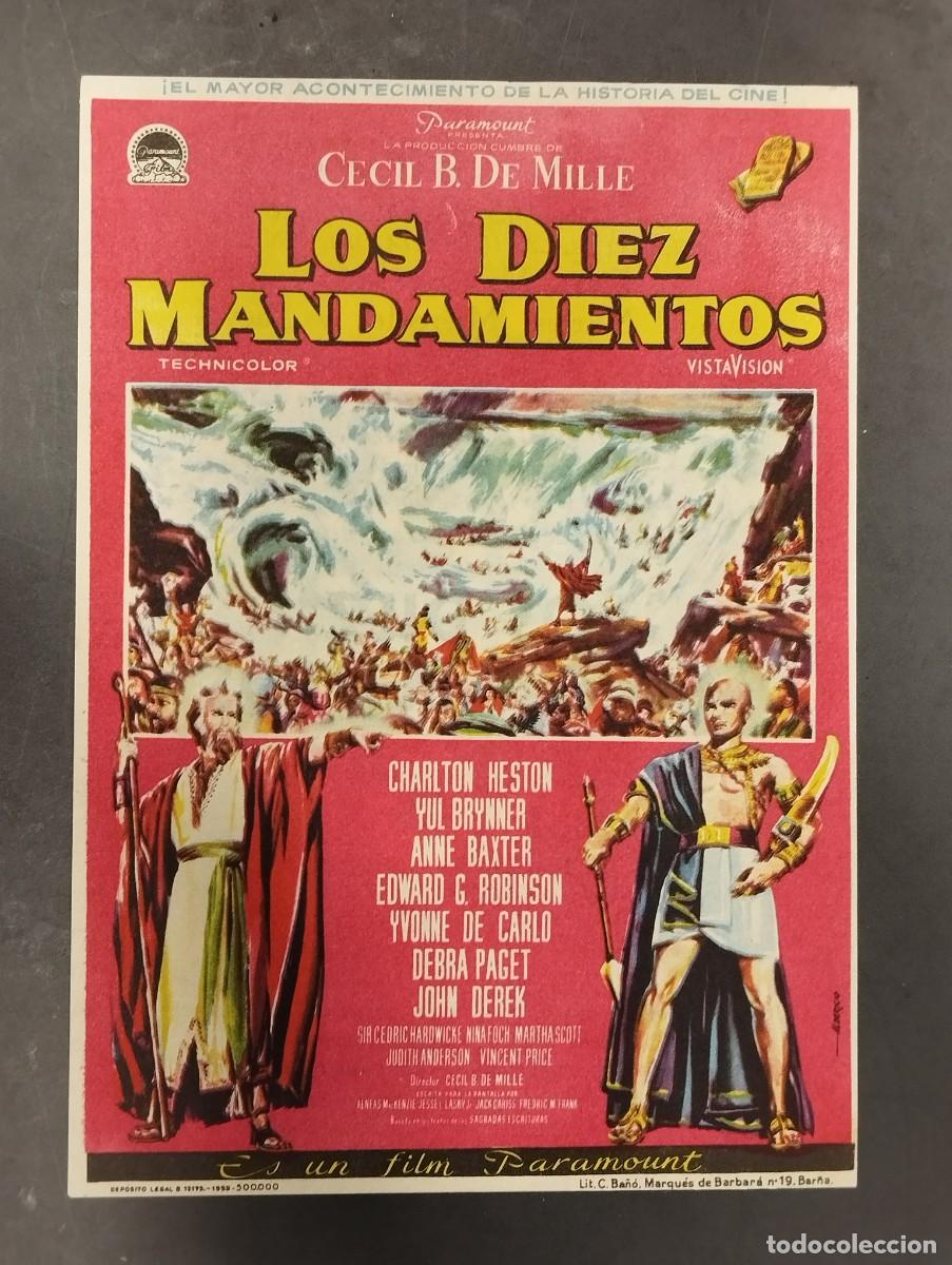 Cine: PROGRAMA DE CINE &rdquo;LOS DIEZ MANDAMIENTOS&rdquo; CON PUBLICIDAD. - Foto 1