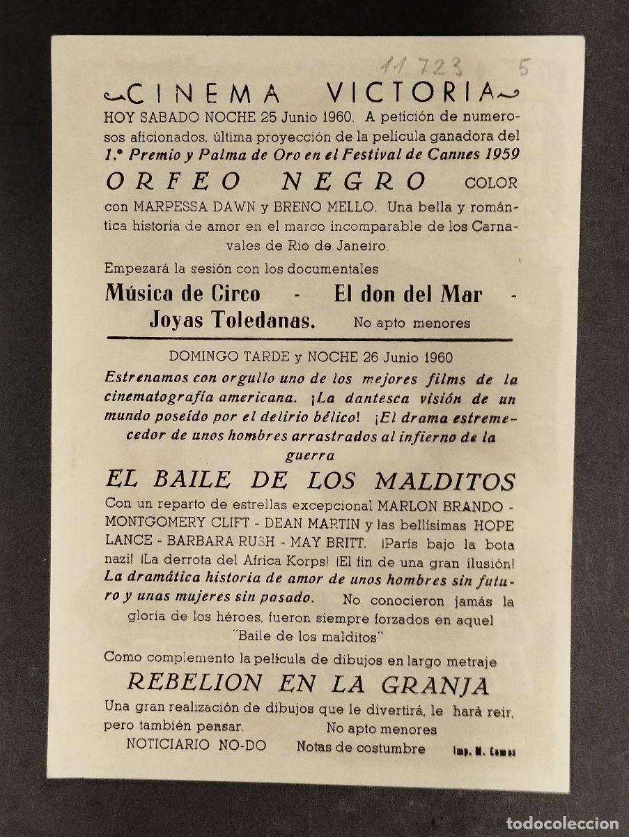 Cine: PROGRAMA DE CINE &rdquo;EL BAILE DE LOS MALDITOS&rdquo; CON PUBLICIDAD. - Foto 2