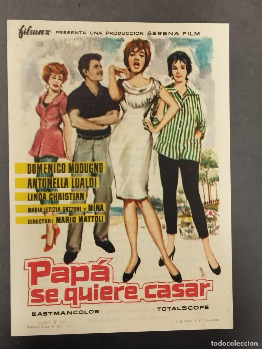 Cine: PROGRAMA DE CINE &rdquo;PAP&Aacute; SE QUIERE CASAR&rdquo; CON PUBLICIDAD. - Foto 1