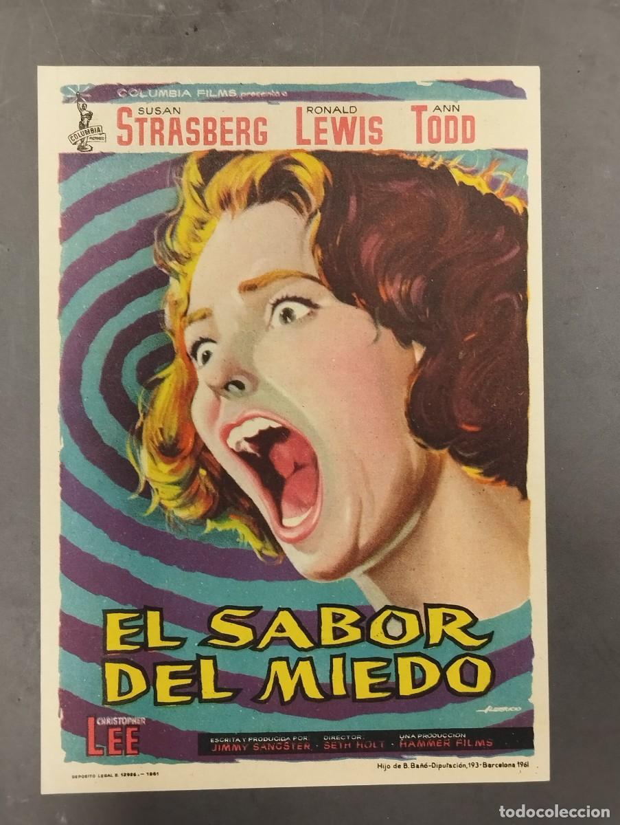 Cine: PROGRAMA DE CINE &rdquo;EL SABOR DEL MIEDO&rdquo; CON PUBLICIDAD. - Foto 1