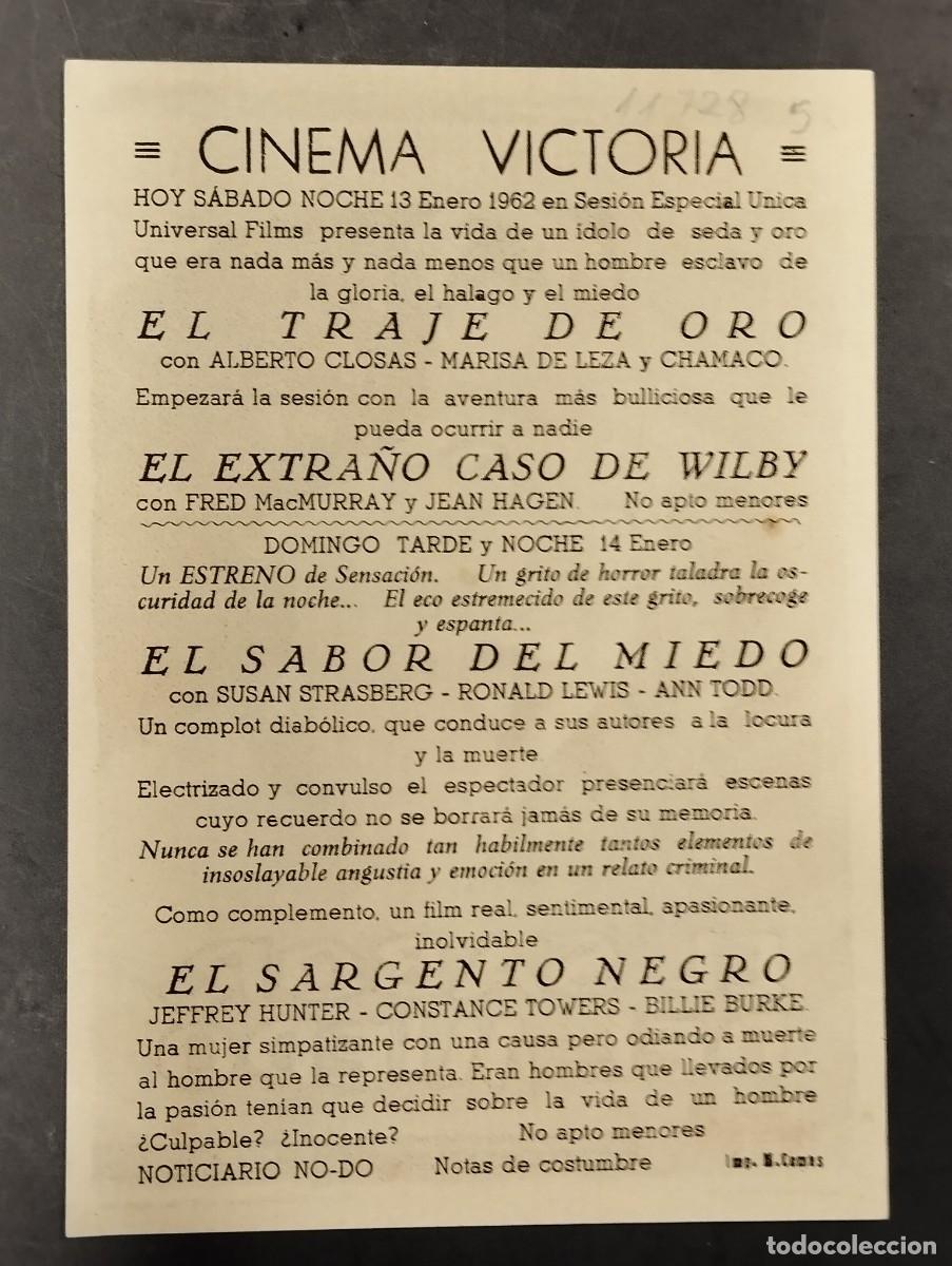 Cine: PROGRAMA DE CINE &rdquo;EL SABOR DEL MIEDO&rdquo; CON PUBLICIDAD. - Foto 2