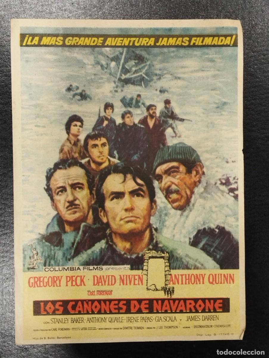 Cine: PROGRAMA DE CINE &rdquo;LOS CA&Ntilde;ONES DE NAVARONES&rdquo; CON PUBLICIDAD. - Foto 1