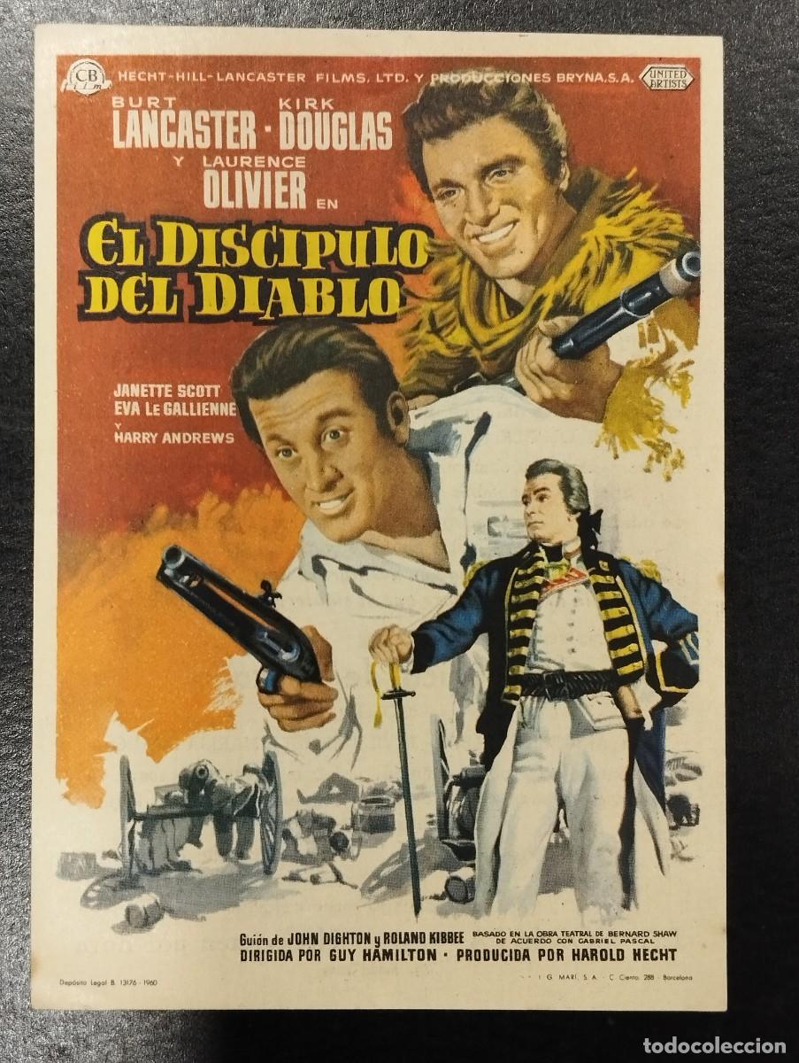 Cine: PROGRAMA DE CINE &rdquo;EL DISC&Iacute;PULO DEL DIABLO&rdquo;. CON PUBLICIDAD. - Foto 1
